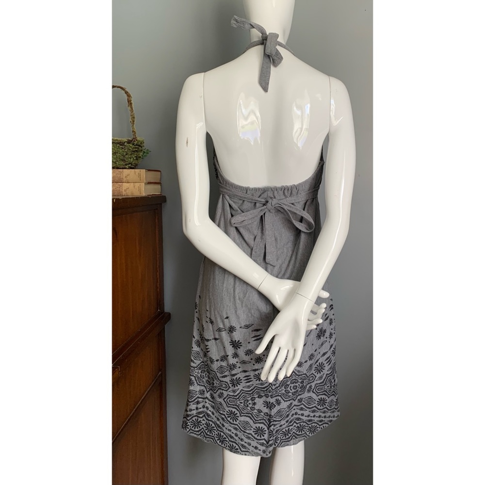 Athleta : grey Balsa burnout halter dress - Picture 4 of 12
